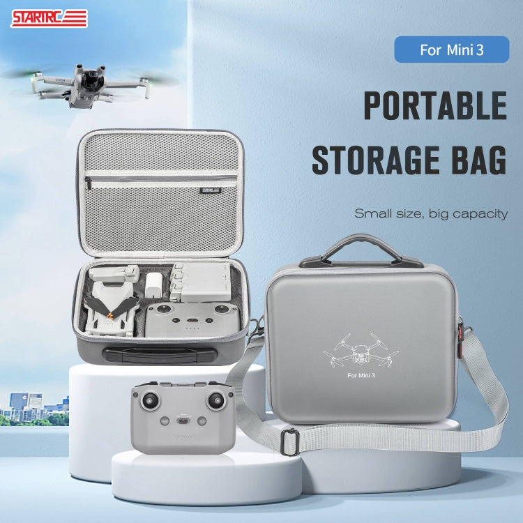 For DJI Mini 3 / RC-N1 STARTRC Shoulder Storage Bag Handbag (Grey) - Carry Cases & Bags by STARTRC | Online Shopping UK | buy2fix