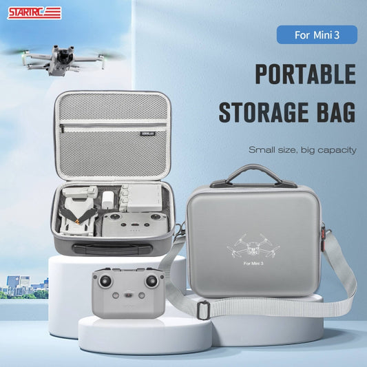 For DJI Mini 3 / RC-N1 STARTRC Shoulder Storage Bag Handbag (Grey) - Carry Cases & Bags by STARTRC | Online Shopping UK | buy2fix