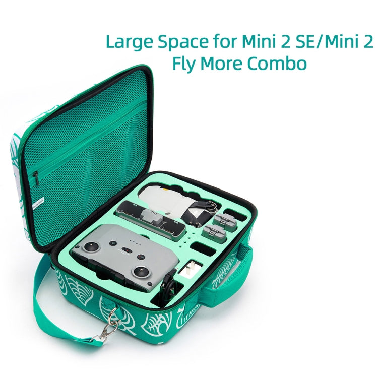 For DJI Mini 2 SE Animal Forest Theme Shoulder Bag Carrying Storage Bag, Size: 29 x 22 x 13cm (Green) - Carry Cases & Bags by buy2fix | Online Shopping UK | buy2fix