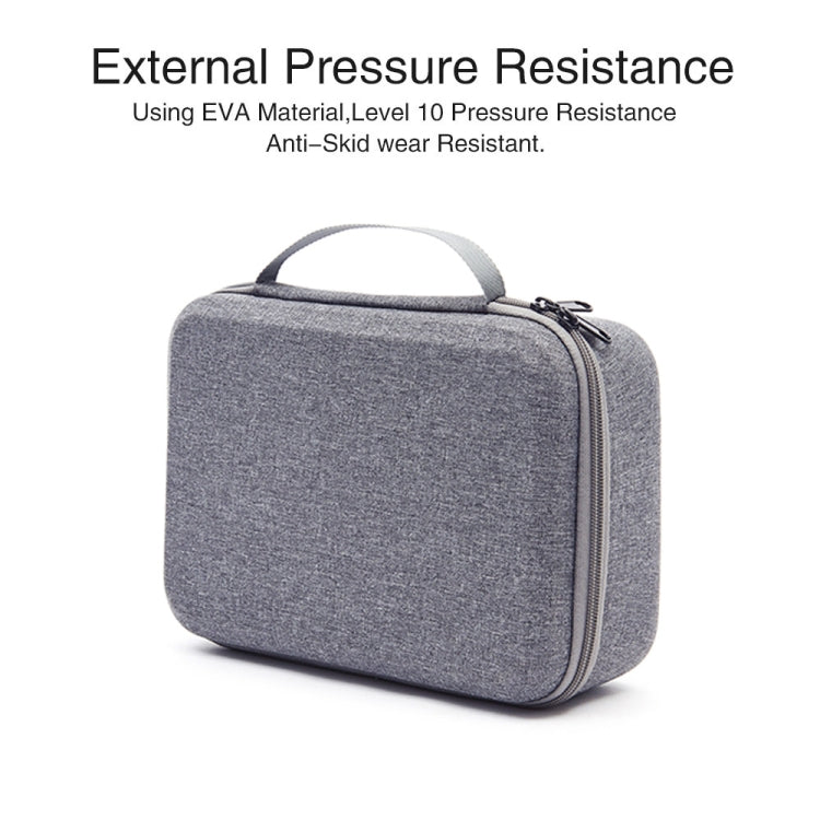 For DJI Mini 2 SE Grey Shockproof Carrying Hard Case Storage Bag, Size: 21.5 x 29.5 x 10cm (Black) - Carry Cases & Bags by buy2fix | Online Shopping UK | buy2fix
