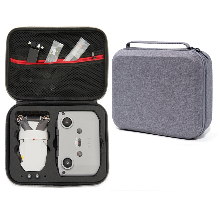 For DJI Mini 2 SE Grey Shockproof Carrying Hard Case Drone Storage Bag, Size: 24 x 19 x 9cm (Black) - Carry Cases & Bags by buy2fix | Online Shopping UK | buy2fix