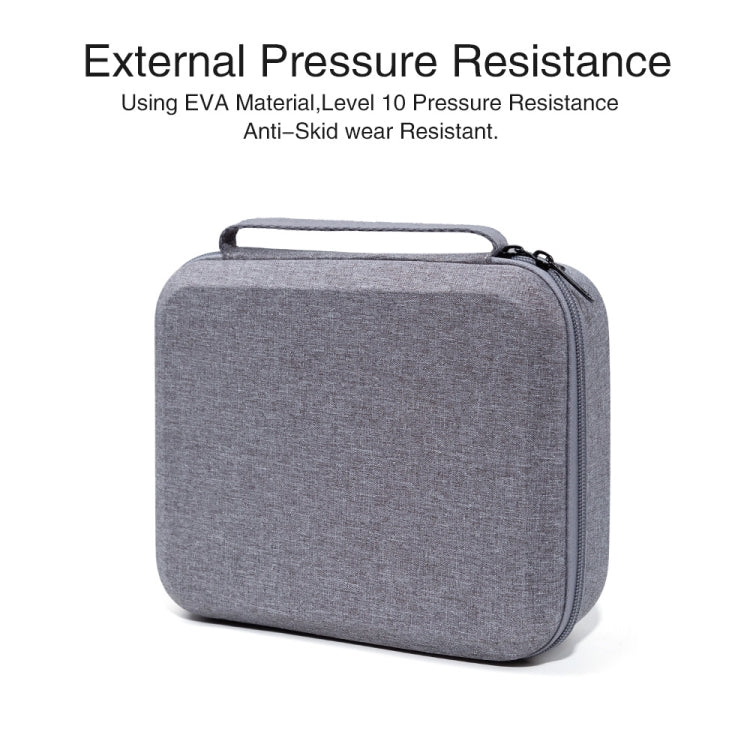 For DJI Mini 2 SE Grey Shockproof Carrying Hard Case Drone Storage Bag, Size: 24 x 19 x 9cm (Black) - Carry Cases & Bags by buy2fix | Online Shopping UK | buy2fix