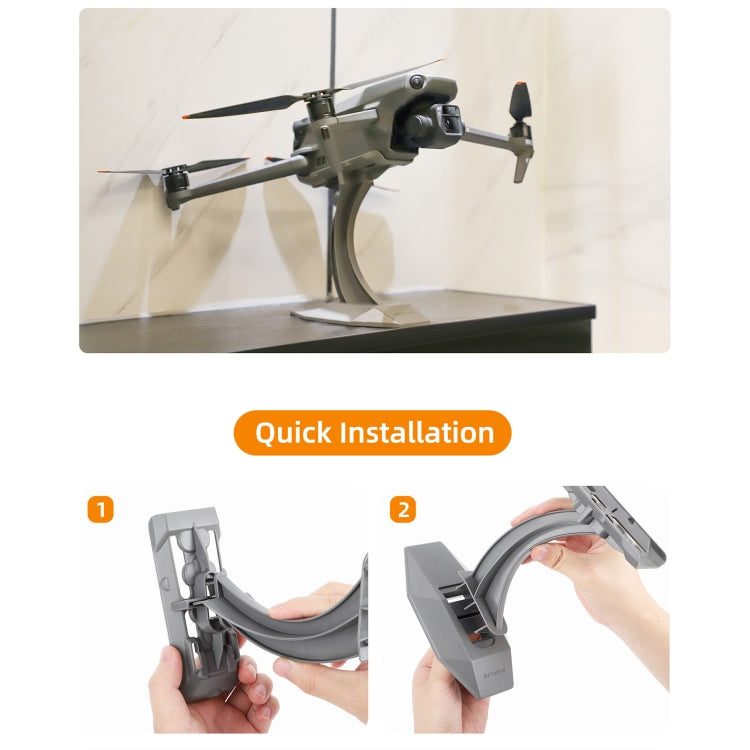 For DJI Mavic 3 / Mavic 2 / Mavic Pro Sunnylife ZJ566 Drone Bracket Desktop Display Stand (Grey) - Holder Series by Sunnylife | Online Shopping UK | buy2fix