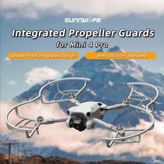 For DJI Mini 4 Pro Sunnylife N4P-KC712 Drone Propeller Protective Guard Anti-collision Ring (Grey) - Other by Sunnylife | Online Shopping UK | buy2fix