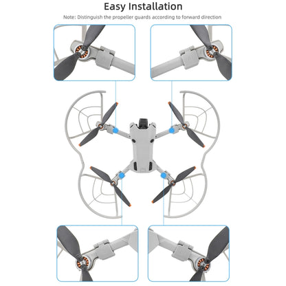 For DJI Mini 4 Pro Sunnylife N4P-KC712 Drone Propeller Protective Guard Anti-collision Ring (Grey) - Other by Sunnylife | Online Shopping UK | buy2fix