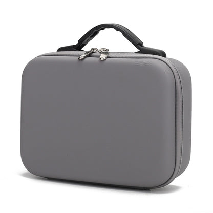 Diamond Texture Shockproof PU Portable Safety Protective Box Storage Bag for DJI Osmo Mobile 4(Grey) -  by buy2fix | Online Shopping UK | buy2fix
