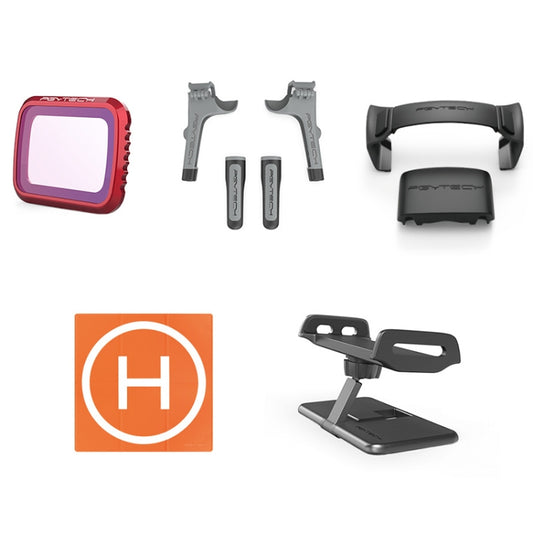 PGYTECH P-16A-042 Accessories Combo Propeller Blade Holder Landing Gear Filter Apron Plate Bracket Aet for DJI Mavic Air 2 - Lens Filter by buy2fix | Online Shopping UK | buy2fix