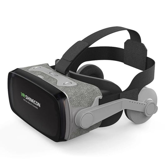 VR SHINECON G07E Virtual Reality 3D Video Glasses Suitable for 4.0 inch - 6.3 inch Smartphone(Grey) - VR Headset by buy2fix | Online Shopping UK | buy2fix