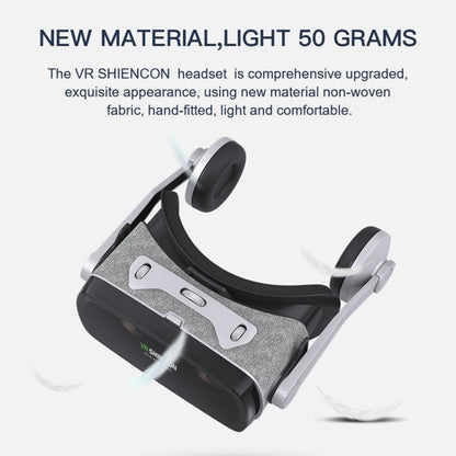 VR SHINECON G07E Virtual Reality 3D Video Glasses Suitable for 4.0 inch - 6.3 inch Smartphone(Grey) - VR Headset by buy2fix | Online Shopping UK | buy2fix