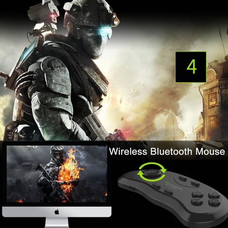VR Shinecon 3D Movie Games Virtual Reality Glasses Bluetooth Remote Controller Gamepad(Black) - VR Accessories by buy2fix | Online Shopping UK | buy2fix