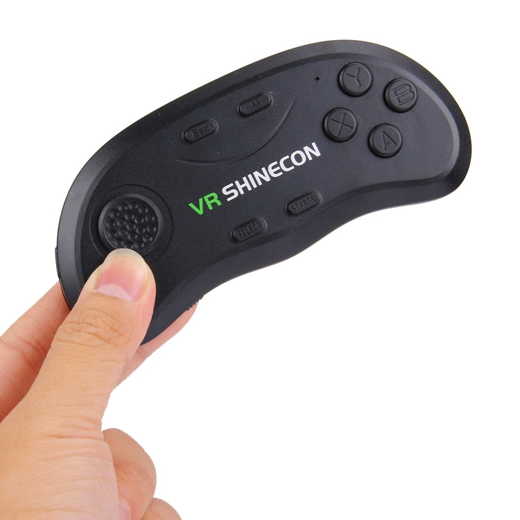 VR Shinecon 3D Movie Games Virtual Reality Glasses Bluetooth Remote Controller Gamepad(Black) - VR Accessories by buy2fix | Online Shopping UK | buy2fix
