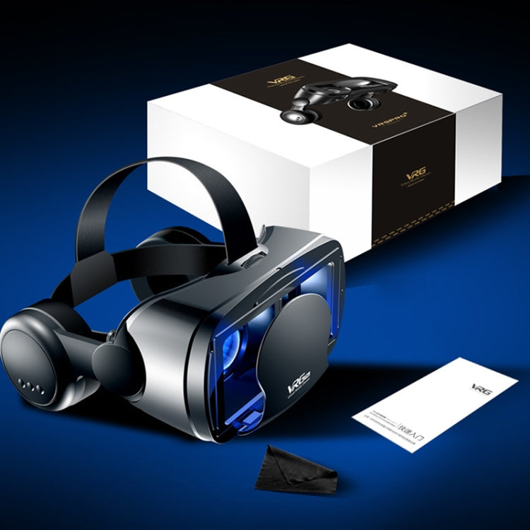 VRG Pro Audio Video Version Blu-ray Coated Lenses All-in-one Mobile Phone 3D VR Glasses - VR Headset by buy2fix | Online Shopping UK | buy2fix