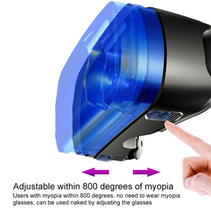 VRG Pro Audio Video Version Blu-ray Coated Lenses All-in-one Mobile Phone 3D VR Glasses - VR Headset by buy2fix | Online Shopping UK | buy2fix