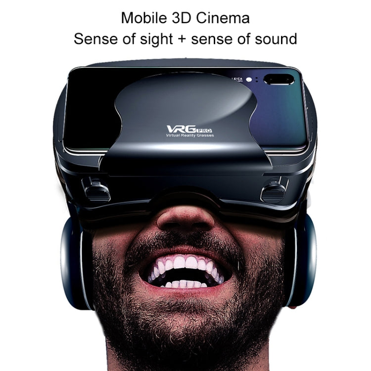 VRG Pro Audio Video Version All-in-one Mobile Phone 3D VR Glasses - VR Headset by buy2fix | Online Shopping UK | buy2fix