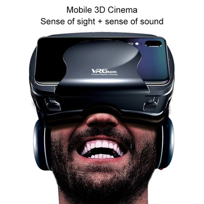 VRG Pro Audio Video Version All-in-one Mobile Phone 3D VR Glasses - VR Headset by buy2fix | Online Shopping UK | buy2fix