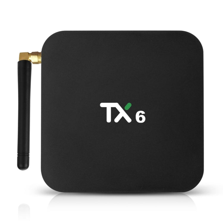 TX6 HD TV Box Media Player, Android 7.1 / 9.0 System, Allwinner H6, up to 1.5GHz, Quad-core ARM Cortex-A53, 4GB + 32GB, Support Bluetooth, WiFi, RJ45, EU Plug - Allwinner H6 by buy2fix | Online Shopping UK | buy2fix