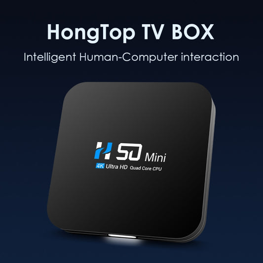 H50 Mini 4K Smart Network TV Box, Android 10.0, RK3318 Quad Core, 2GB+32GB, EU Plug - RK3318 by buy2fix | Online Shopping UK | buy2fix