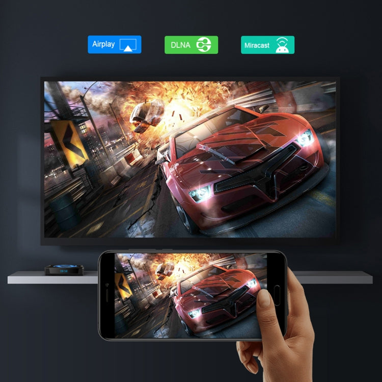TANIX X96Q Max 4K Smart TV BOX Android 10 Media Player with Remote Control, Quad Core Allwinner H616, RAM: 4GB, ROM: 64GB, 2.4GHz/5GHz WiFi, US Plug - Allwinner H6 by buy2fix | Online Shopping UK | buy2fix