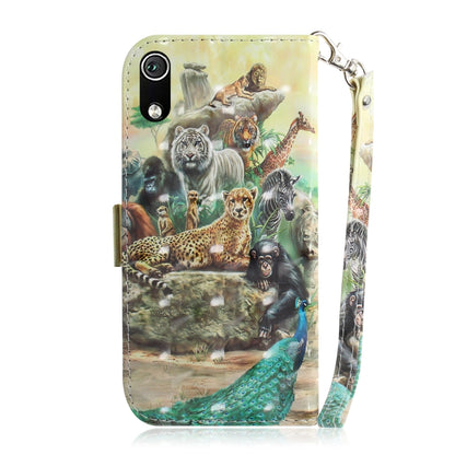 3D Painting Pattern Coloured Drawing Horizontal Flip Leather Case for Xiaomi Redmi Note 7 / Note 7S, with Holder & Card Slots & Wallet(Zoo) - Xiaomi Cases by buy2fix | Online Shopping UK | buy2fix