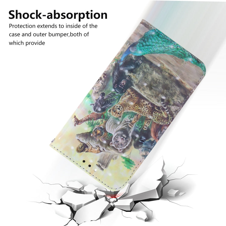 3D Painting Pattern Coloured Drawing Horizontal Flip Leather Case for Xiaomi Redmi Note 7 / Note 7S, with Holder & Card Slots & Wallet(Zoo) - Xiaomi Cases by buy2fix | Online Shopping UK | buy2fix