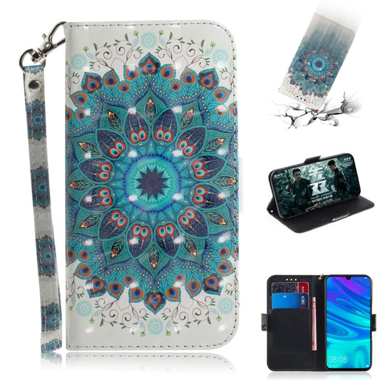 3D Painting Pattern Coloured Drawing Horizontal Flip Leather Case with Holder & Card Slots & Wallet For Huawei P Smart (2019) / Honor 10 Lite(Paecock) - Honor Cases by buy2fix | Online Shopping UK | buy2fix