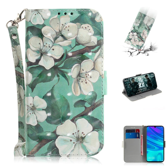 3D Painting Pattern Coloured Drawing Horizontal Flip Leather Case with Holder & Card Slots & Wallet For Huawei P Smart (2019) / Honor 10 Lite(Watercolor Flower) - Honor Cases by buy2fix | Online Shopping UK | buy2fix