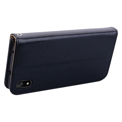 Business Style Oil Wax Texture Horizontal Flip Leather Case for Xiaomi Redmi 7A, with Holder & Card Slots & Wallet(Black) - Xiaomi Cases by buy2fix | Online Shopping UK | buy2fix