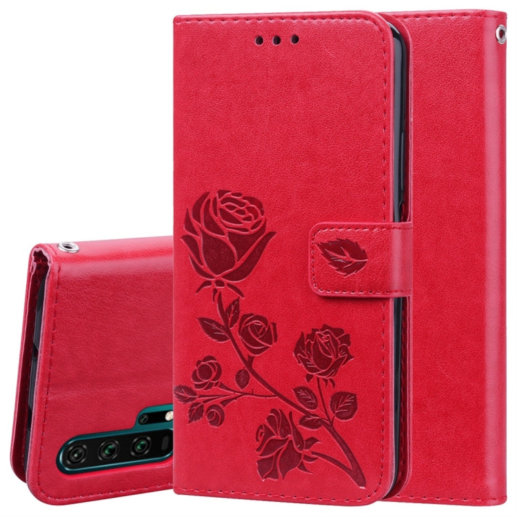 Rose Embossed Horizontal Flip PU Leather Case with Holder & Card Slots & Wallet for Huawei Honor 20 Pro(Red) - Honor Cases by buy2fix | Online Shopping UK | buy2fix