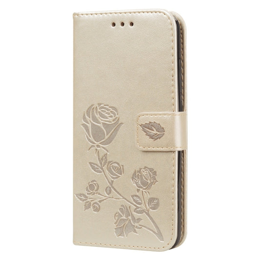 Rose Embossed Horizontal Flip PU Leather Case with Holder & Card Slots & Wallet for Xiaomi Redmi 7A(Gold) - Xiaomi Cases by buy2fix | Online Shopping UK | buy2fix