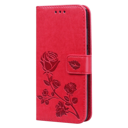 Rose Embossed Horizontal Flip PU Leather Case with Holder & Card Slots & Wallet for Xiaomi Redmi 7A(Red) - Xiaomi Cases by buy2fix | Online Shopping UK | buy2fix