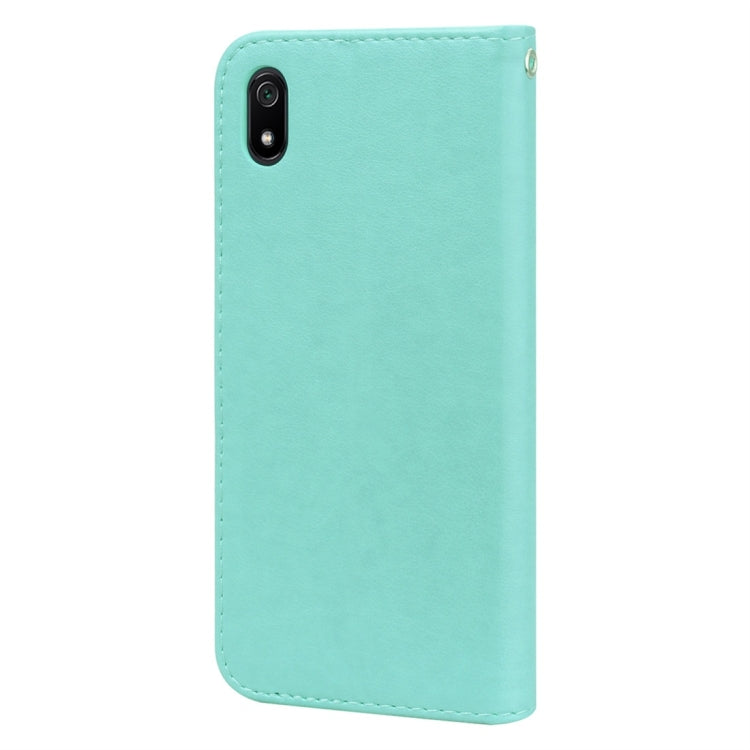 Rose Embossed Horizontal Flip PU Leather Case with Holder & Card Slots & Wallet for Xiaomi Redmi 7A(Green) - Xiaomi Cases by buy2fix | Online Shopping UK | buy2fix