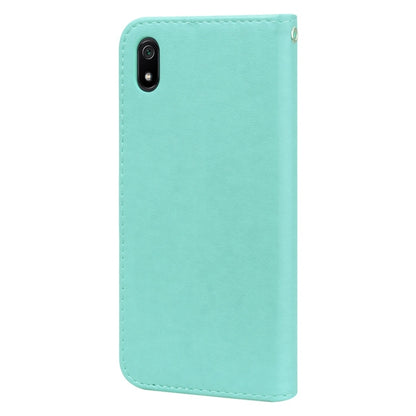 Rose Embossed Horizontal Flip PU Leather Case with Holder & Card Slots & Wallet for Xiaomi Redmi 7A(Green) - Xiaomi Cases by buy2fix | Online Shopping UK | buy2fix