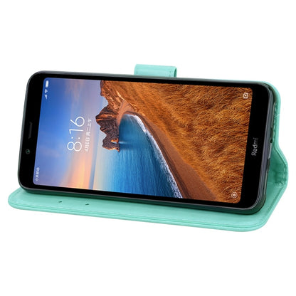 Rose Embossed Horizontal Flip PU Leather Case with Holder & Card Slots & Wallet for Xiaomi Redmi 7A(Green) - Xiaomi Cases by buy2fix | Online Shopping UK | buy2fix