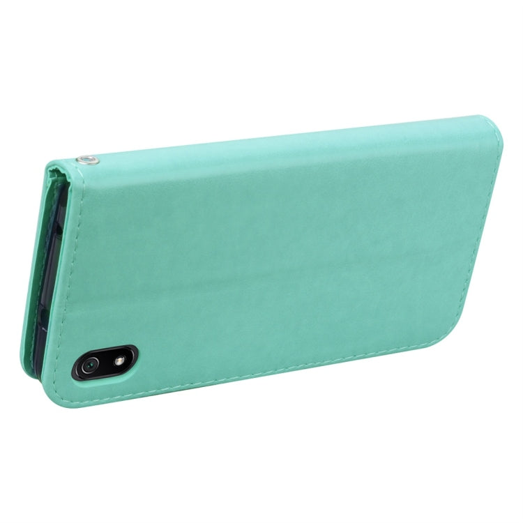 Rose Embossed Horizontal Flip PU Leather Case with Holder & Card Slots & Wallet for Xiaomi Redmi 7A(Green) - Xiaomi Cases by buy2fix | Online Shopping UK | buy2fix