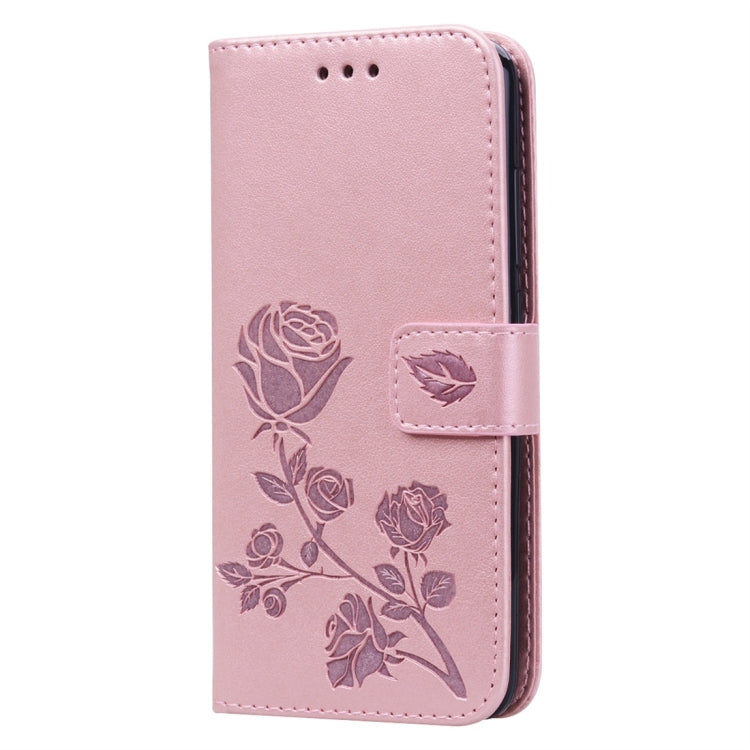Rose Embossed Horizontal Flip PU Leather Case with Holder & Card Slots & Wallet for Xiaomi Redmi 7A(Rose Gold) - Xiaomi Cases by buy2fix | Online Shopping UK | buy2fix