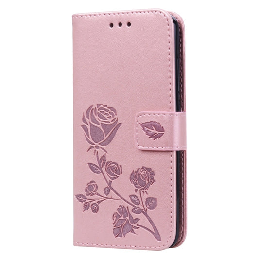 Rose Embossed Horizontal Flip PU Leather Case with Holder & Card Slots & Wallet for Xiaomi Redmi 7A(Rose Gold) - Xiaomi Cases by buy2fix | Online Shopping UK | buy2fix