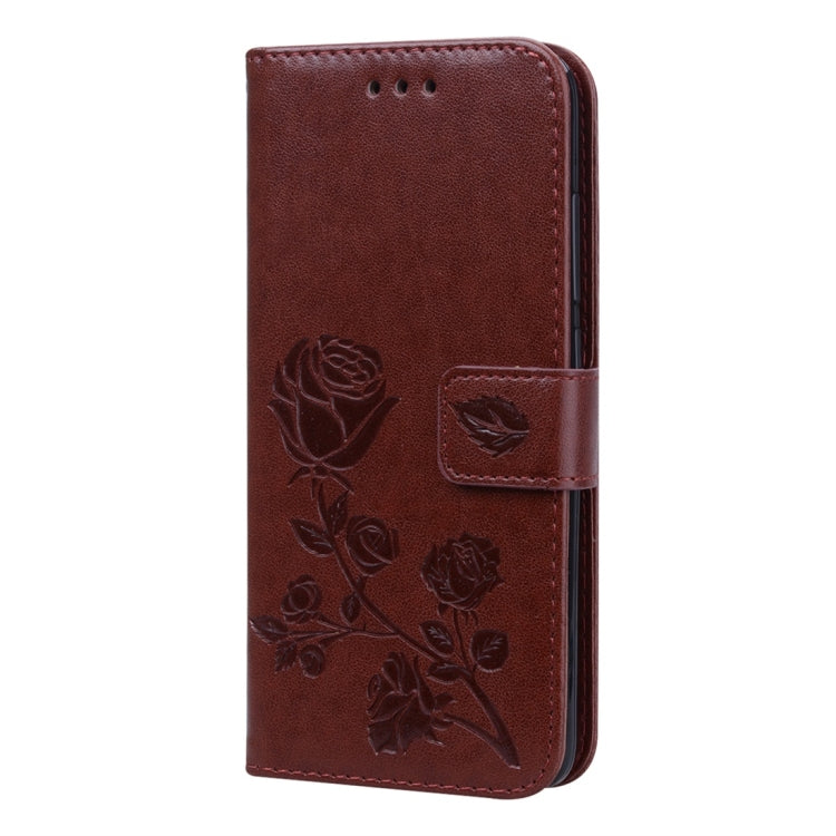 Rose Embossed Horizontal Flip PU Leather Case with Holder & Card Slots & Wallet for Xiaomi Redmi 7A(Brown) - Xiaomi Cases by buy2fix | Online Shopping UK | buy2fix