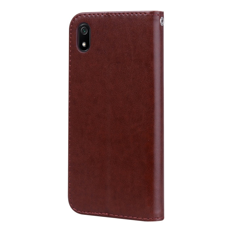 Rose Embossed Horizontal Flip PU Leather Case with Holder & Card Slots & Wallet for Xiaomi Redmi 7A(Brown) - Xiaomi Cases by buy2fix | Online Shopping UK | buy2fix