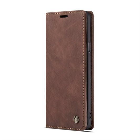 CaseMe-013 Multifunctional Retro Frosted Horizontal Flip Leather Case with Card Slot & Holder & Wallet for Galaxy S8 Plus(Coffee) - Galaxy Phone Cases by CaseMe | Online Shopping UK | buy2fix