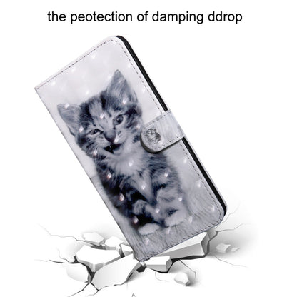 3D Coloured Drawing Pattern Horizontal Flip Leather Case with Holder & Card Slots & Wallet & Lanyard for LG K50 / Q60(Cheshire Cat) - LG Cases by buy2fix | Online Shopping UK | buy2fix