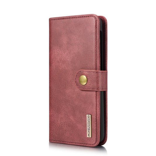 DG.MING Crazy Horse Texture Flip Detachable Magnetic Leather Case with Holder & Card Slots & Wallet for Galaxy A10(Red) - Galaxy Phone Cases by DG.MING | Online Shopping UK | buy2fix