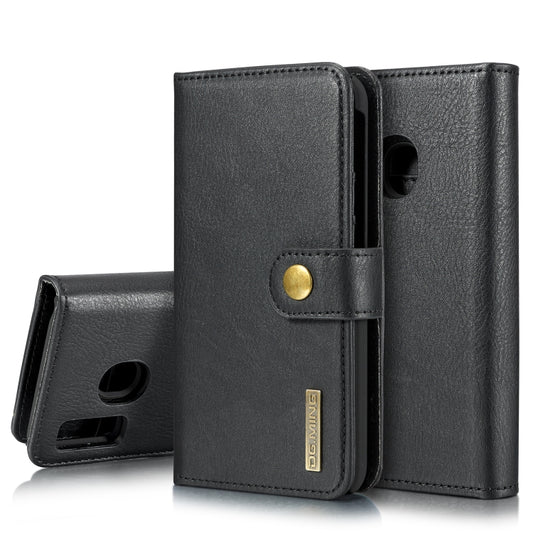 DG.MING Crazy Horse Texture Flip Detachable Magnetic Leather Case with Holder & Card Slots & Wallet for Galaxy A40(Black) - Galaxy Phone Cases by DG.MING | Online Shopping UK | buy2fix