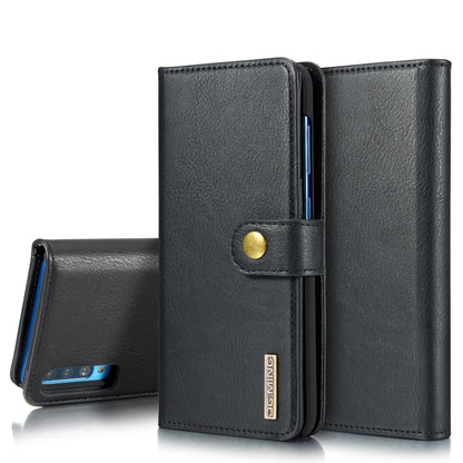 DG.MING Crazy Horse Texture Flip Detachable Magnetic Leather Case with Holder & Card Slots & Wallet for Galaxy A70(Black) - Galaxy Phone Cases by DG.MING | Online Shopping UK | buy2fix