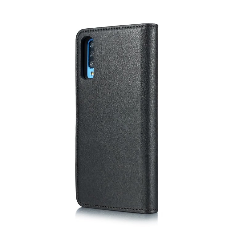 DG.MING Crazy Horse Texture Flip Detachable Magnetic Leather Case with Holder & Card Slots & Wallet for Galaxy A70(Black) - Galaxy Phone Cases by DG.MING | Online Shopping UK | buy2fix