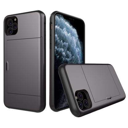 For iPhone 11 Pro Shockproof Rugged Armor Protective Case with Card Slot (Grey) - iPhone 11 Pro Cases by buy2fix | Online Shopping UK | buy2fix