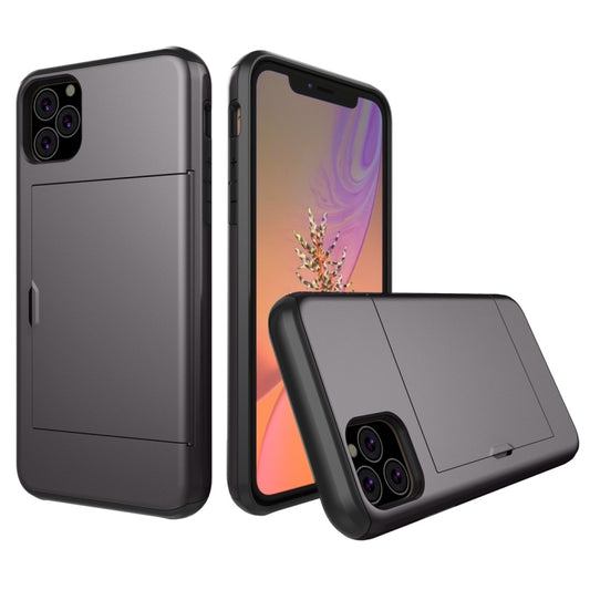 For iPhone 11 Pro Shockproof Rugged Armor Protective Case with Card Slot (Grey) - iPhone 11 Pro Cases by buy2fix | Online Shopping UK | buy2fix