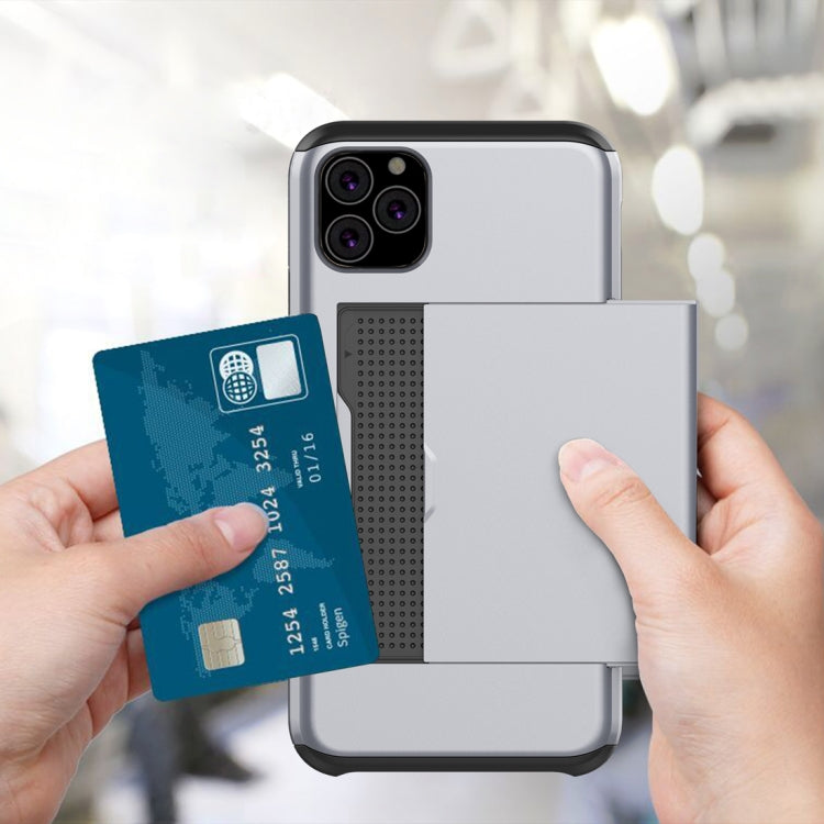 For iPhone 11 Pro Shockproof Rugged Armor Protective Case with Card Slot (Grey) - iPhone 11 Pro Cases by buy2fix | Online Shopping UK | buy2fix