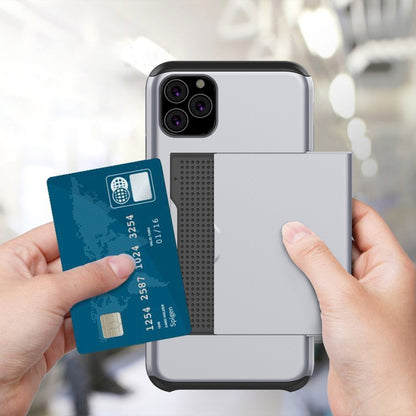 For iPhone 11 Pro Shockproof Rugged Armor Protective Case with Card Slot (Grey) - iPhone 11 Pro Cases by buy2fix | Online Shopping UK | buy2fix