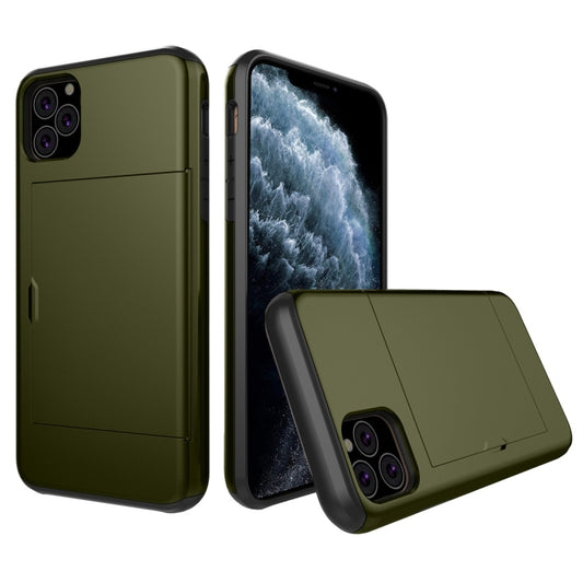 For iPhone 11 Pro Shockproof Rugged Armor Protective Case with Card Slot (Army Green) - iPhone 11 Pro Cases by buy2fix | Online Shopping UK | buy2fix