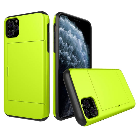 For iPhone 11 Pro Shockproof Rugged Armor Protective Case with Card Slot (Green) - iPhone 11 Pro Cases by buy2fix | Online Shopping UK | buy2fix